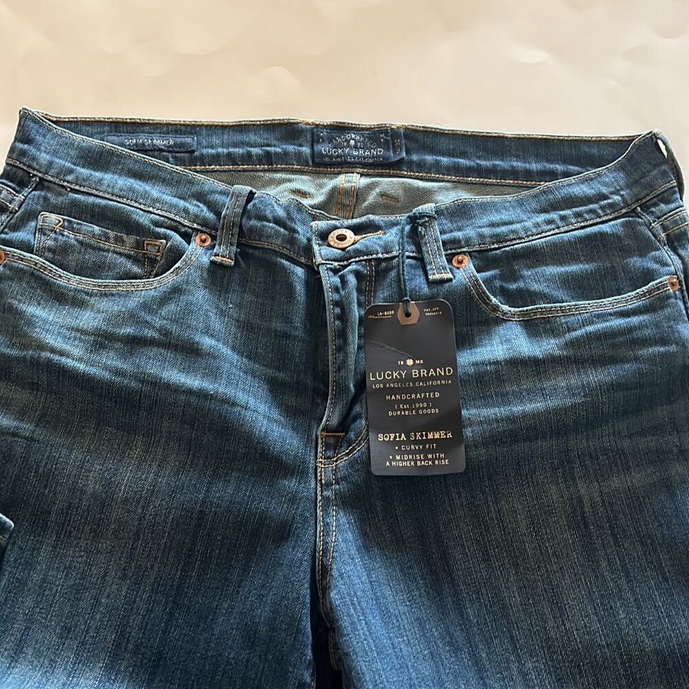 Lucky Brand Sofia Skimmer  Curvy Fit-Midrise with higher back rise 14/32 - Picture 2 of 4